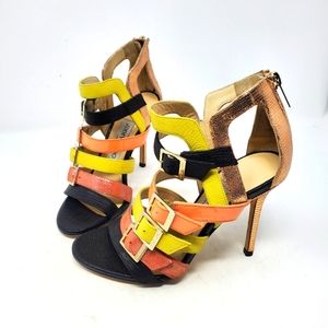 Jimmy Choo Multicolor Strappy Heels